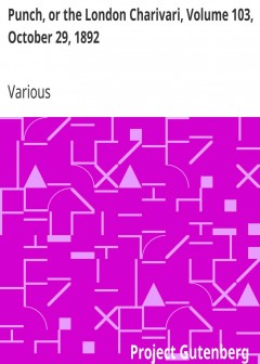 Punch, Or The London Charivari, Volume 103, October 29, 1892