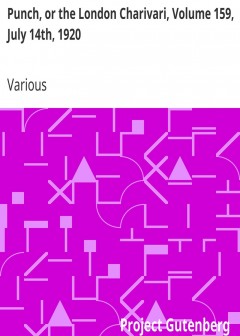 Punch, Or The London Charivari, Volume 159, July 14Th, 1920