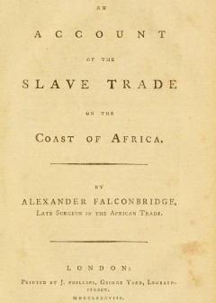 An Account Of The Slave Trade On The Coast Of Africa