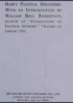 Hume’s Political Discourses