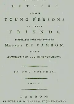 Young Grandison, Volume 1 (Of 2) . A Series Of Letters From Young Persons To Their Friends