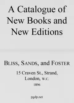 A Catalogue Of New Books And New Editions, 1896