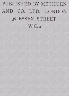 A Selection Of Books Published By Methuen And Co. Ltd. London, June 1919