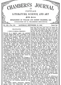 Chambers’s Journal Of Popular Literature, Science, And Art, Fifth Series, No. 142, Vol. Ii