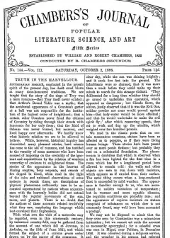 Chambers’s Journal Of Popular Literature, Science, And Art, Fifth Series, No. 144, Vol. Ii