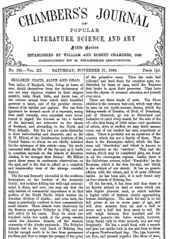 Chambers’s Journal Of Popular Literature, Science, And Art, Fifth Series, No. 152, Vol. Ii