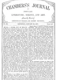 Ảnh Chambers’s Journal Of Popular Literature, Science, And Art, No. 682 . January 20, 1877