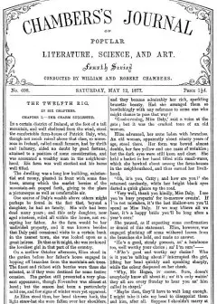 Chambers’s Journal Of Popular Literature, Science, And Art, No. 698 . May 12, 1877