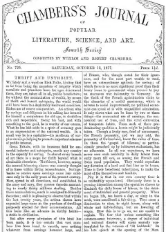 Chambers’s Journal Of Popular Literature, Science, And Art, No. 720, October 13, 1877