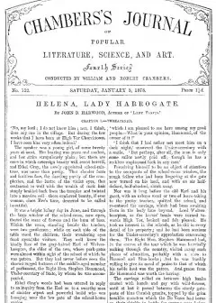 Chambers’s Journal Of Popular Literature, Science, And Art, No. 732 . January 5, 1878
