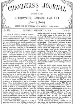 Chambers’s Journal Of Popular Literature, Science, And Art, No. 739, February 23, 1878