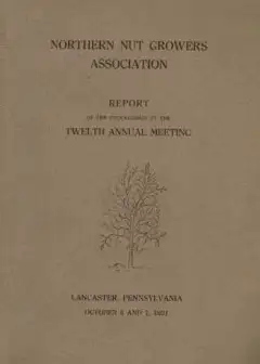 Ảnh Northern Nut Growers Association Report Of The Proceedings At The Twelfth Annual Meeting