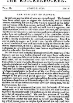 The Knickerbocker, Vol. 10, No. 2, August 1837
