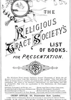 The Religious Tract Society Catalogue - 1889