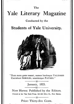 Ảnh The Yale Literary Magazine (Vol. Lxxxviii, No. 4, January 1923)