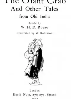 Ảnh The Giant Crab, And Other Tales From Old India