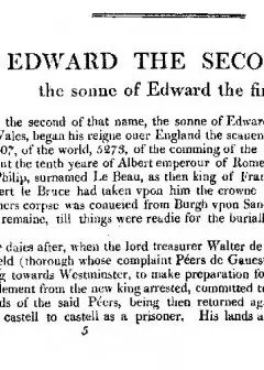 Chronicles Of England, Scotland And Ireland (2 Of 6). England (10 Of 12) . Edward The Seco