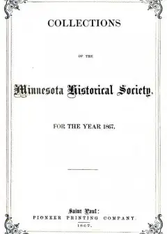Ảnh Collections Of The Minnesota Historical Society For The Year 1867