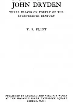 Ảnh Homage To John Dryden. Three Essays On Poetry Of The Seventeenth Century
