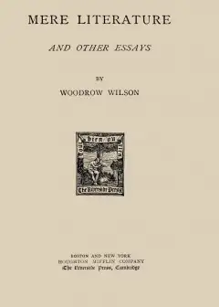 Mere Literature, And Other Essays