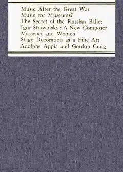 Music After The Great War, And Other Studies
