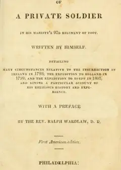 Ảnh Narrative Of A Private Soldier In His Majesty’s 92D Regiment Of Foot