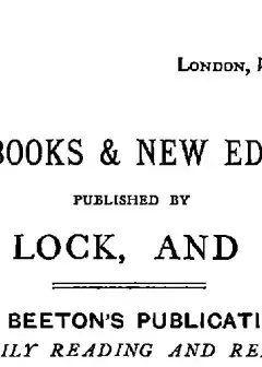 New Books & New Editions, Published By Ward, Lock, And Tyler