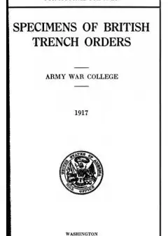 Specimens Of British Trench Orders