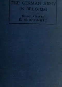 The German Army In Belgium, The White Book Of May 1915
